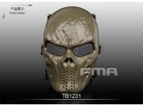 FMA Full face skeleton mask of terror BK/DE/OD TB1231 free shipping